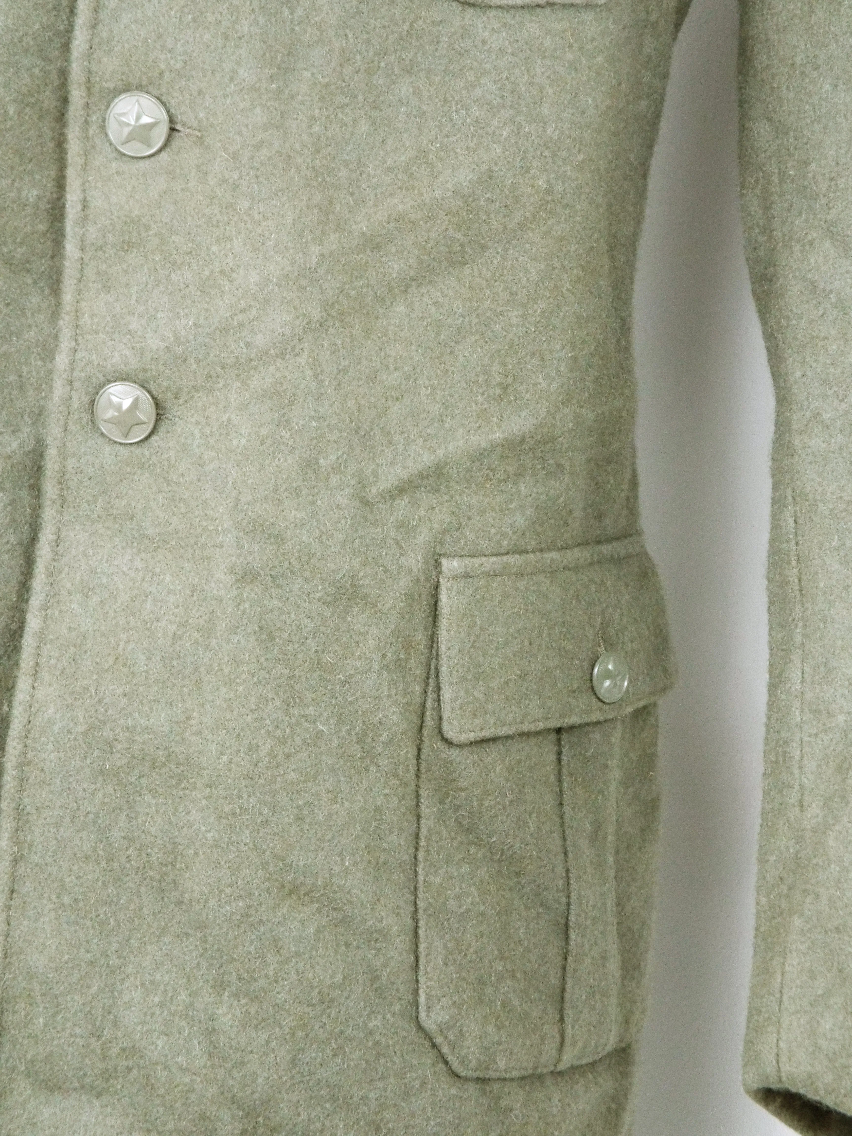 Yugoslavian Military Grey Wool Short Jacket