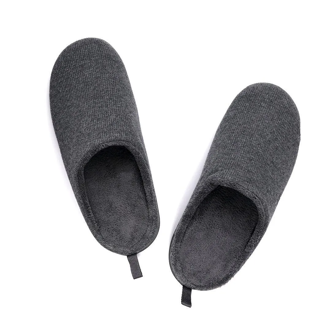 Zullaz Mens Slipper-Grey