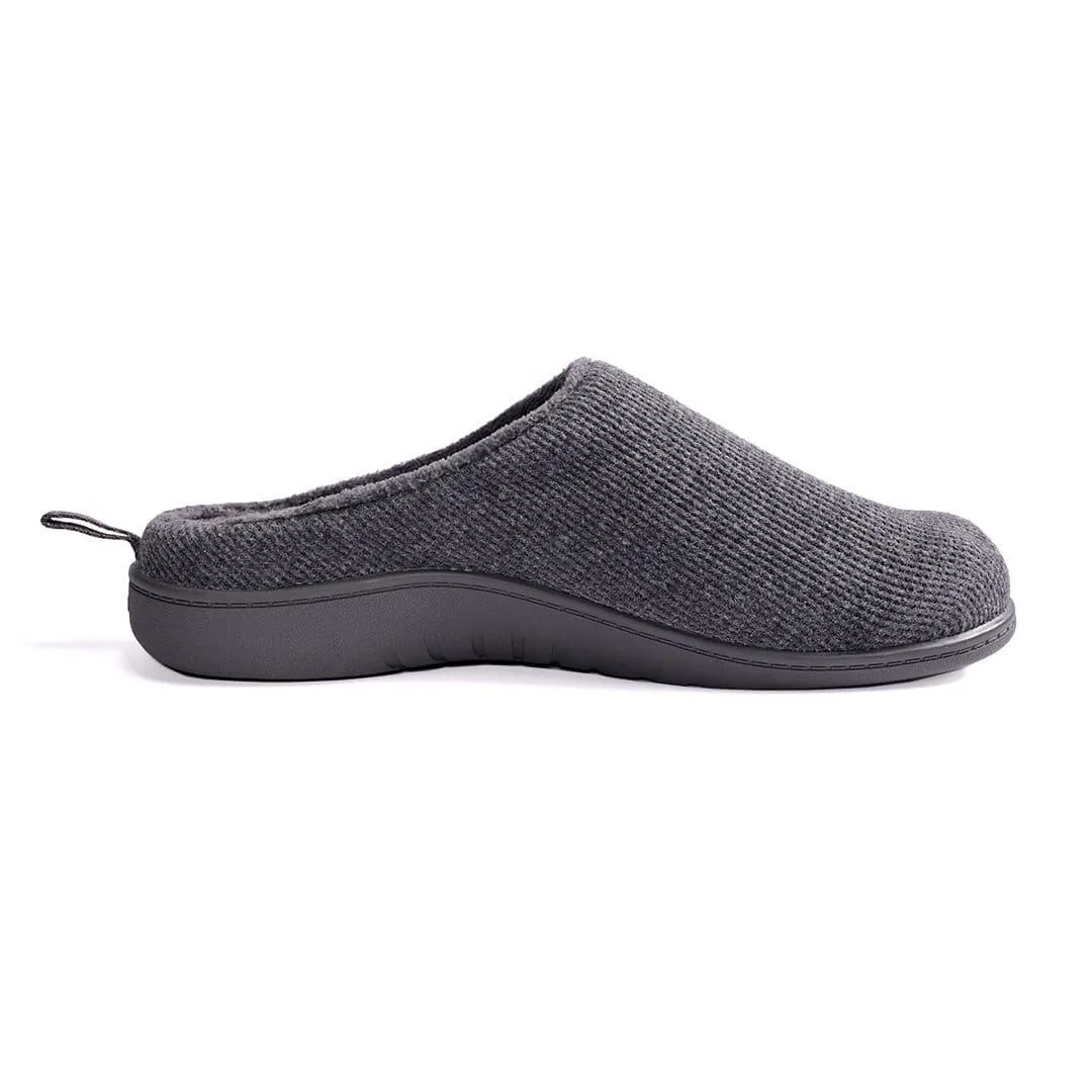 Zullaz Mens Slipper-Grey